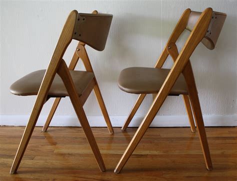 Mid Century Folding Chair 